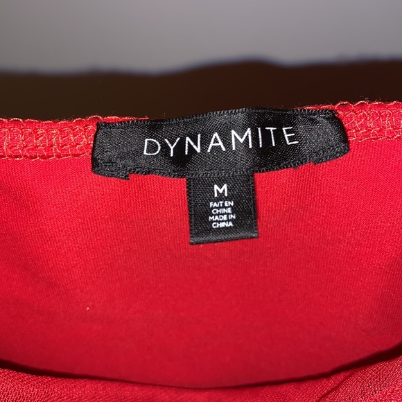 dynamite red bodysuit - Picture 3 of 3